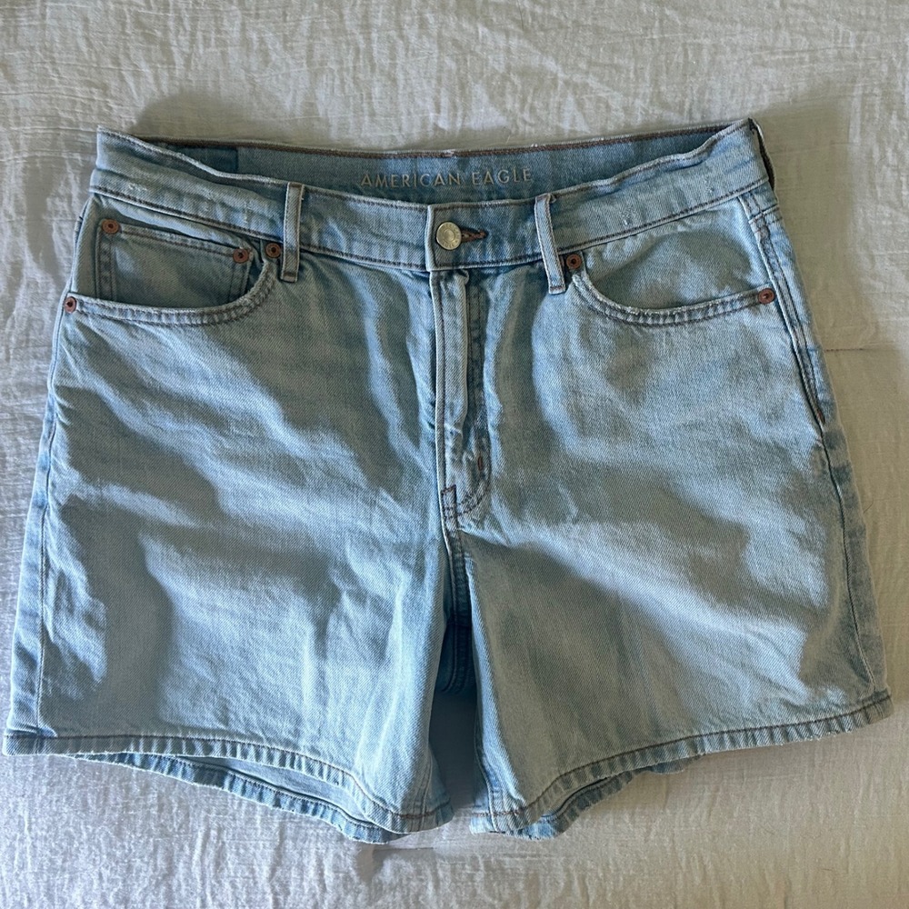 American Eagle Relaxed Denim Shorts Stretch‎ Size 10